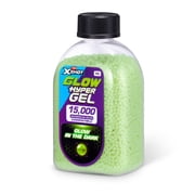 XSHOT Hyper Gel Glow in the Dark Pellet Refill Pack with 15,000 Pellets by ZURU for Ages 14+