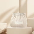 thumbnail image 1 of Bolsa De Almacenamiento Organizador elástico de pana para corbatas de pelo, bonita bolsa de maquillaje de viaje para mujeres y niñas Likrtyny Para estrenar, 1 of 6