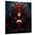 thumbnail image 2 of Designart "Visitor from the Cosmic Realm I" Alien Metal Art Living Room, 2 of 5