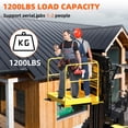 thumbnail image 4 of 36'' x 36'' Forklift Safety Cage, Forklift Man Basket  Foldable Forklift Work Platform for 1-2 People, 4 of 9