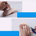 thumbnail image 3 of TISHITA Adults Children Toe Cushion Pads Toe Sleeves Separators Protectors Two Toes, 3 of 5