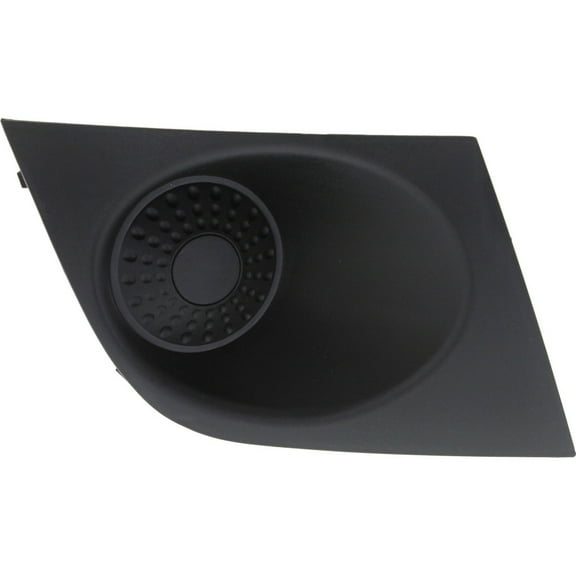 For Nissan Versa 2007 08 09 10 11 2012 Fog Light Cover Passenger Side | Front | Plastic | Black | Replacement For NI1039111 | 62256EM30A