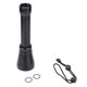 thumbnail image 1 of Linterna subacuática impermeable de 100 m para exteriores Lámpara de buceo de alto brillo de 18000 lm (negro), 1 of 8