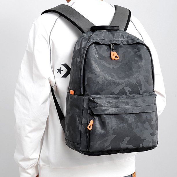 XWSHYW Contenedores de Almacenamiento Mochila Pequeña Informal Moda para Hombre, para Viajes, Ligera y Fácil de Llevar, para Llevar Al Hombro