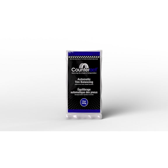 Counteract 12OZ-B4 Centrifugal Force Tire/Wheel Balancing Beads - Off-Road Vehicles, Light Duty Truck Tires, (4) 12oz Balance Bead Bags, (4) Valve Caps and Cores