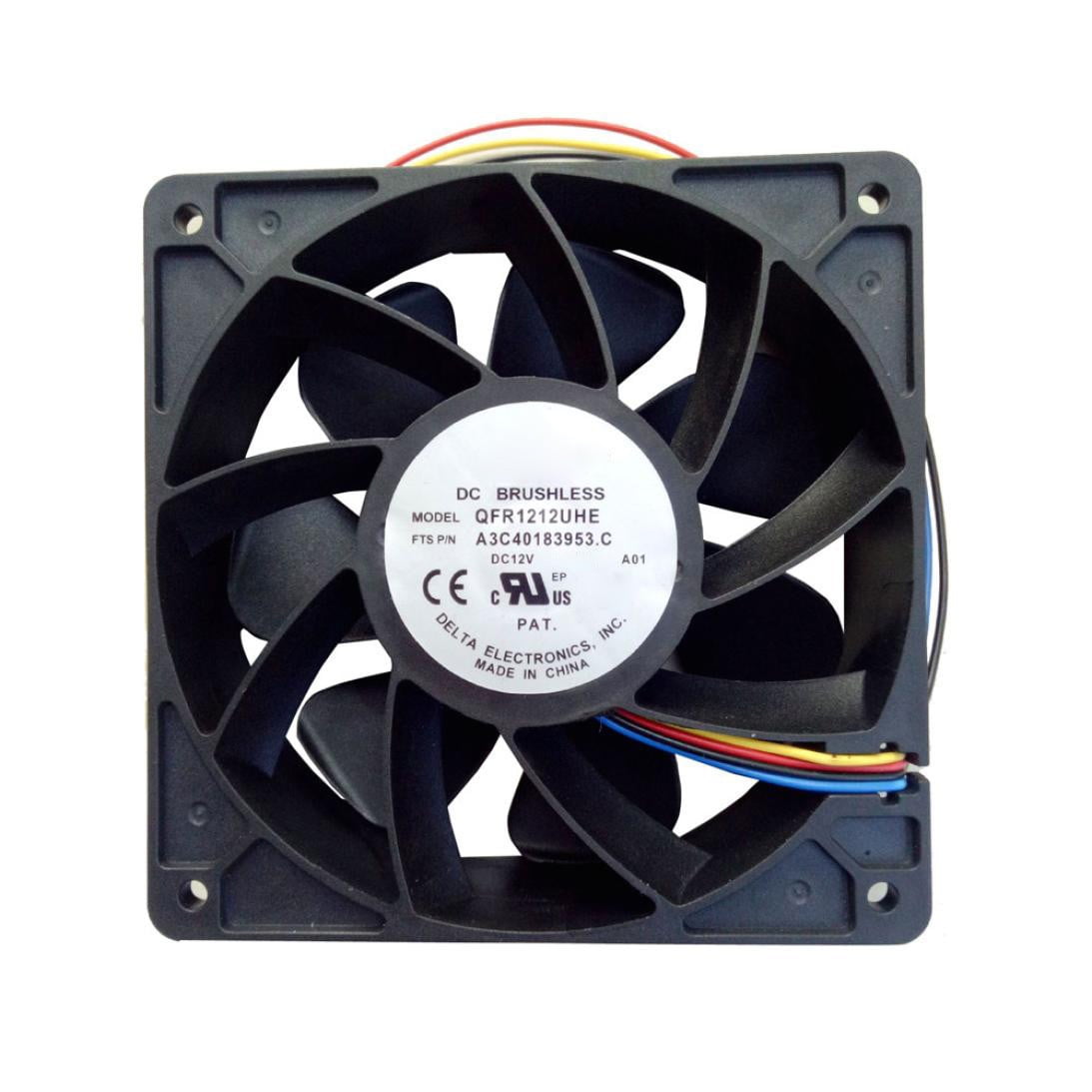 7500RPM Cooling Fan Replacement 4-pin Connector For Antminer Bitmain S7 S9