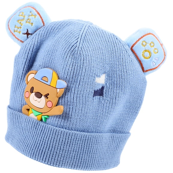 Toyandona 1Pcs Warm Baby Hat Comfortable Beanie Wool Yarn for Infants Indoor Outdoor Winter Wear