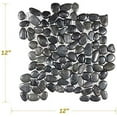 thumbnail image 4 of FUSTONE Decorative Tiles Interlocking Pebble Tiles Natrual River Rock Stone Tile(10-Sheets) Kitchen Floor Bathroom Patio for Indoor and Outdoor Use Stones PT102-10, 4 of 4
