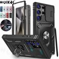 thumbnail image 2 of Camera Slide Lens Case For Samsung Galaxy S24 Ultra S23 Ultra S22 Plus S23 FE S21 A14 A54 A52S A34 Protective Grade Rugged Cover, 2 of 5