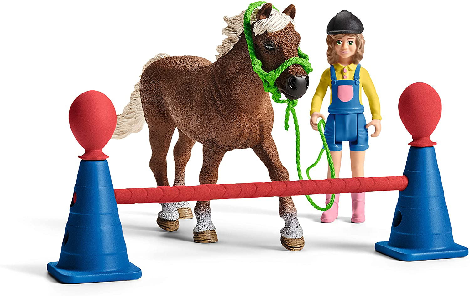 Bro Farm World Pony Agility Training 41-piece Horse Playset for Kids Ages 3-8