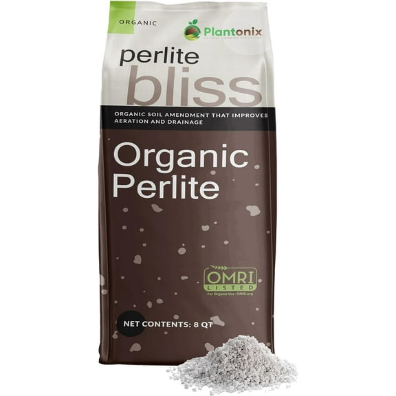 Perlite Bliss (8 Qts) - Oric for Plants Indoor Soil Amendment Horticultural Gardening & Seed Starting Mix Easily with Potting Soil, Vermiculite, Coco Coir