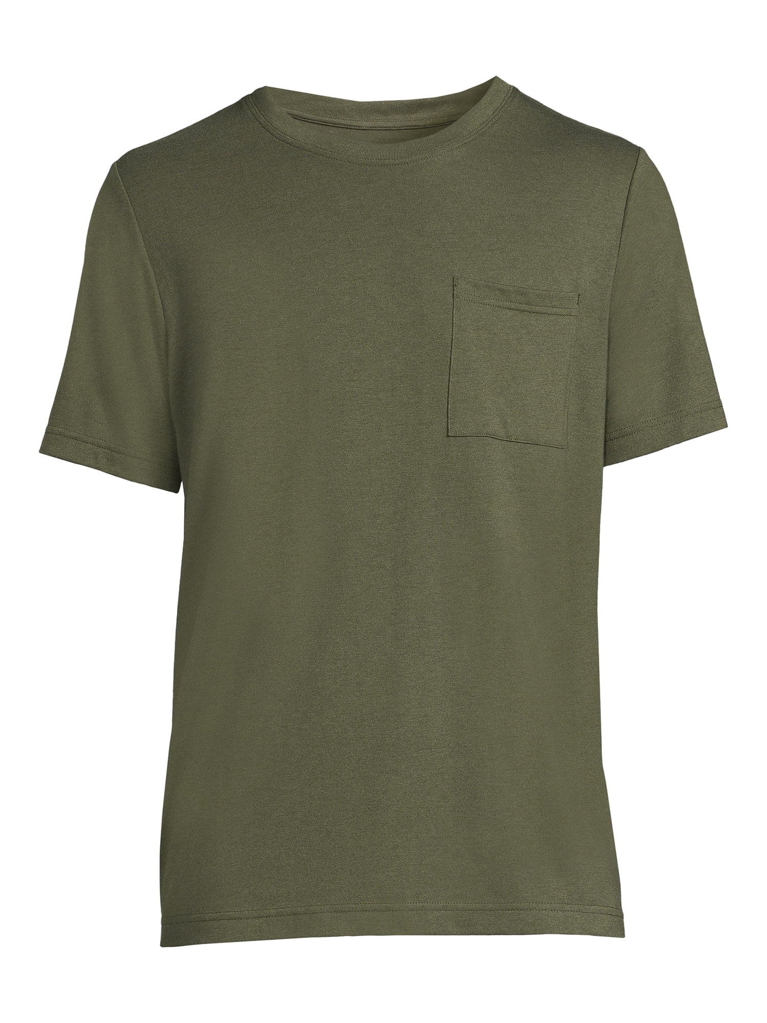 Athletic Works Men's Short Sleeve Soft Pocket T-Shirt, Sizes S-4XL