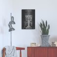 thumbnail image 4 of Luxe Metal Art 'Beer Bottling Machine Blueprint Patent Chalkboard' Metal Wall Art, 16"x24", 4 of 9