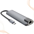thumbnail image 1 of PAMINGONO Type-C Hub Adapter for Laptop Durable Docking Station with Fast USB Ports and Compact Design, 1 of 8