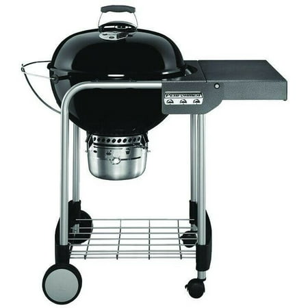 Weber Charcoal Grill Outdoor Portable Bbq 22 Inch Black Built In Thermometer New