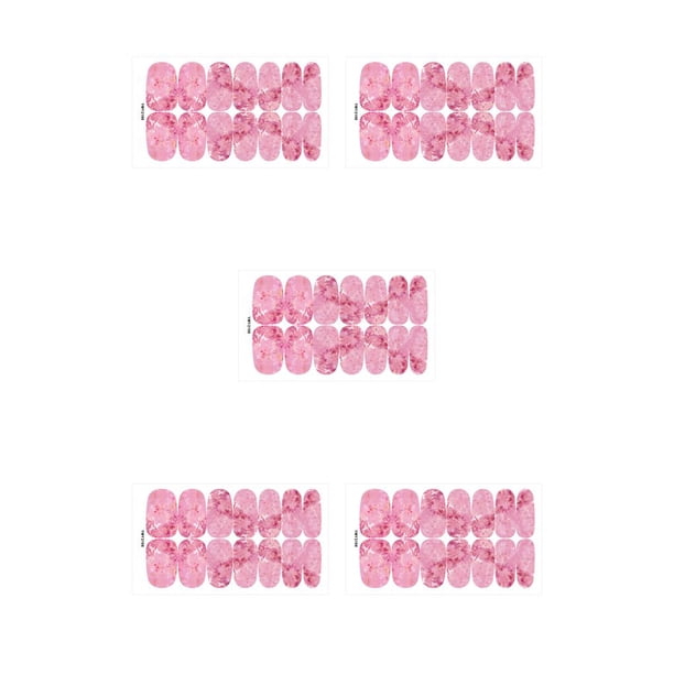 Seitruly Calcomanías para decoración de uñas para niñas, parche envolvente completo autoadhesivo, Kit de herramientas de manicura sin pegamento ligero Type2 NO2 Seitruly CBP330745