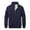 Blue, variant on Mens Quarter-Zip Sweatshirt Men's Washed Pullover Sweater Featuring Soft Lamb Wool Stand Collar Loose Fit Design Cozy Warm Thickened Fabric
