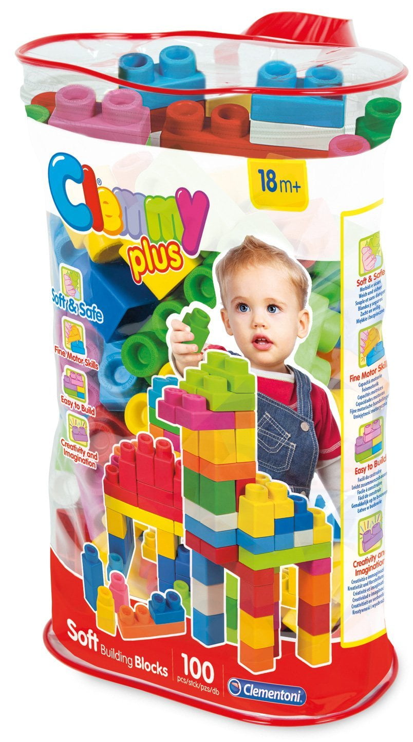 Baby Games Creative Toys Clemmy Plus 100 Pc Soft Block Zip Bag New Walmart Canada