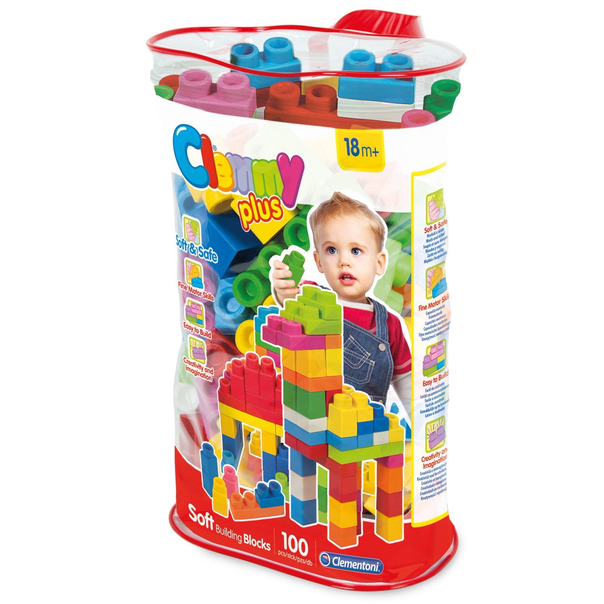 Baby Games Creative Toys Clemmy Plus 100 Pc Soft Block Zip Bag New Walmart Canada