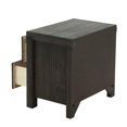 thumbnail image 6 of Tcbosik 2-Drawer Wooden Nightstand in Espresso Finish, Vintage Bedside Table for Bedroom, Living Room - 24"L x 16"W x 23"H, 6 of 9