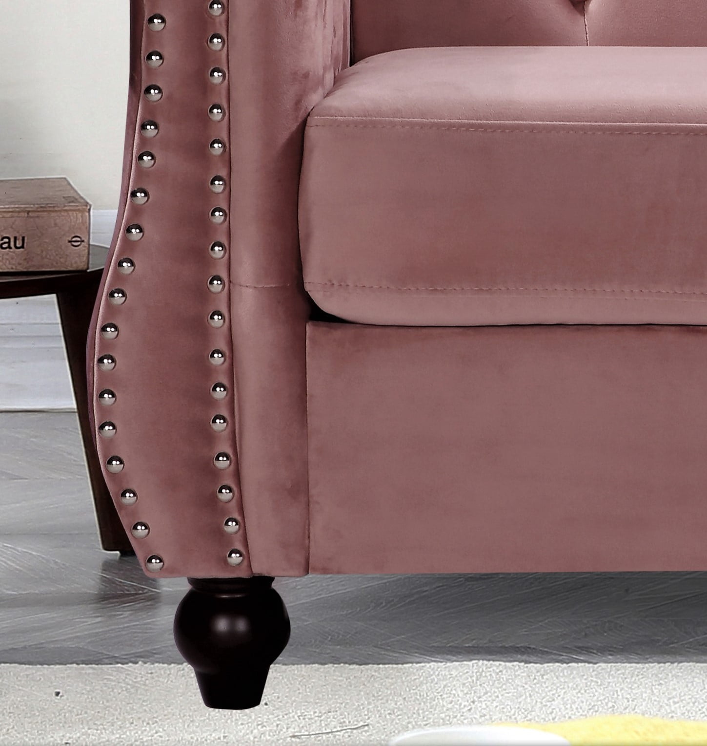 Fender 40.6'' Wide Tufted Velvet Chesterfield Chair