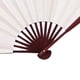 thumbnail image 2 of Abanico Plegable 10 Pulgadas Tela Pintura Artesanal Del para Bodas () Blanco, 2 of 4