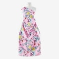 thumbnail image 2 of Zelouf Du Jour Outline Floral Shantung  , Sewing, DIY, Crafts Fabric by the Yard, Pink Combo, 3 Yard, 2 of 2