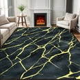 thumbnail image 5 of Bleum Cade Area Rugs for Living Room 3X5 Machine Washable Rugs Marble Swirl Abstract Rug Indoor Carpet, Soft Lightweight Non Slip Large Rug for Bedroom Dining Room, 5 of 7