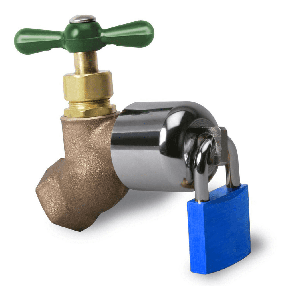 Orbit Hose Bib Lock For Outside Faucets Key Lock Universal Easy Install DIY 