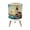 Color 3, variant on Small Trash Can with Lid Mystical Sun Moon Floral Moth 1.8 Gallon Dog Proof Trash Can Round Garbage Can Waste Bin Wastebasket for Bathroom Bedroom Living Room