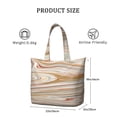 thumbnail image 4 of 22 Inch Oversized Travel Bag Lightweight Canvas Weekender Duffel with Multi Pockets, Animal Print, 4 of 5