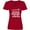 Red, variant on Inktastic It's Time for Camping with Camper Women's V-Neck T-Shirt