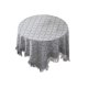 thumbnail image 2 of Mantel Decorativo, Cubremesa de Tela Bordada con Flecos, Sobrepuesto Rectangular para Mesa de Centro, 90x90cm, Tela de Poliéster para Mesa de Comedor, Cocina, Fiestas, 2 of 6
