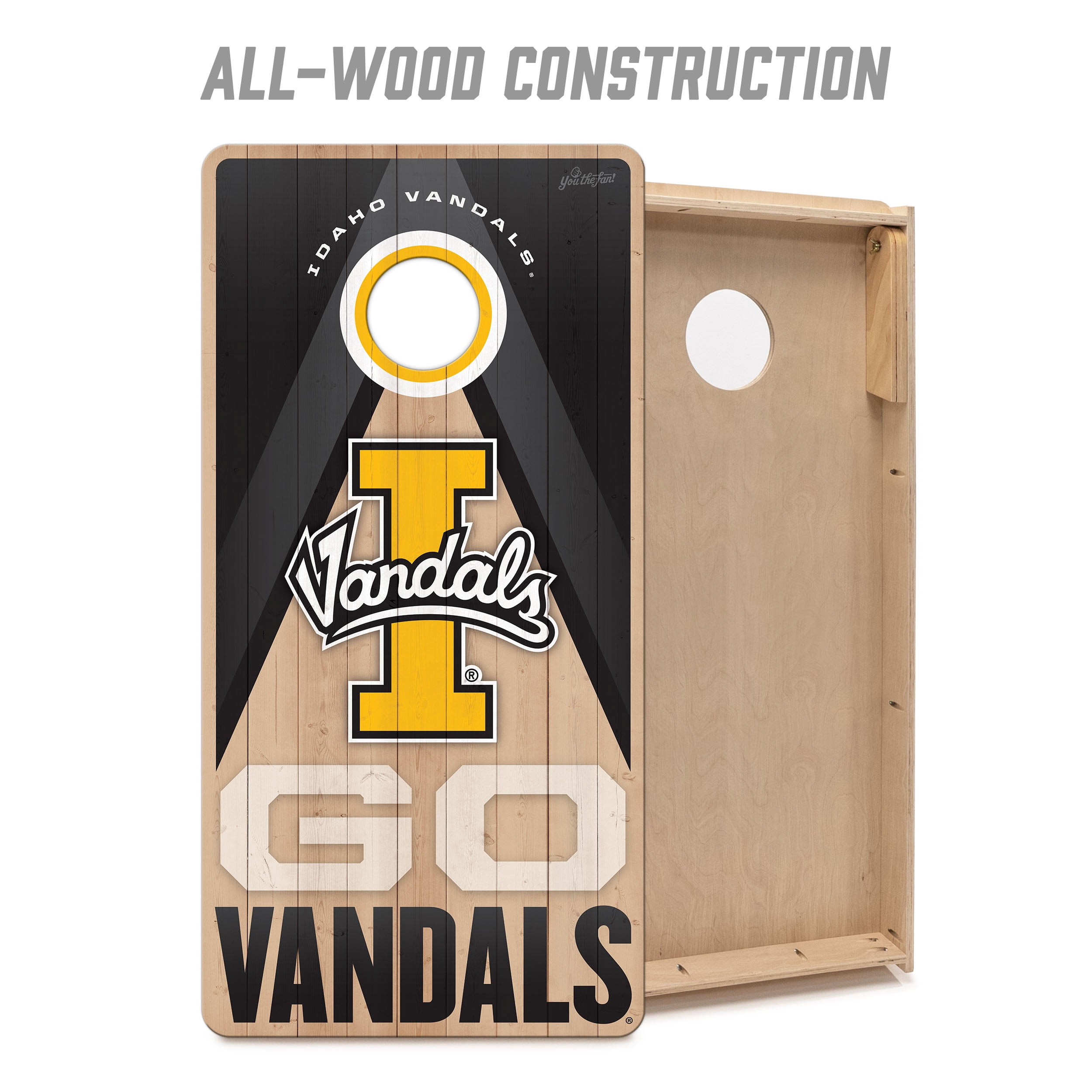YouTheFan NCAA Idaho Vandals 2X4 Slogan Series Cornhole NO BAGS