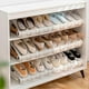 thumbnail image 3 of Adjustable Shoe Stacker Storage Rack Space-Saving Double Layer Shoe Organizers for Sandals Heels Flats Sneakers, 3 of 5