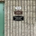 thumbnail image 3 of Signs ByLITA Fancy Property Under 24Hr Audio and Video Recording Sign (Ivory/Dark Brown) - Medium 1 Pack, 3 of 8
