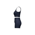 thumbnail image 5 of HBGVBA 2 Piece Yoga Outfits Set,Active Wear Suits for Women,Solid Color Yoga Tank Top Shorts Slim Fitted Casual Active Outfit Set, 5 of 5