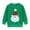 3# Green, variant on FEDPOP Toddler Boys Christmas Sweatshirts Cotton Crewneck Santa Embroidery Kids Tops 3T
