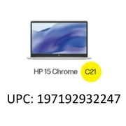 HP 15.6 HD Chromebook Laptop, Intel Pentium Silver N6000, 8GB RAM, 128GB eMMC, Mineral Silver, 15a-na0058wm