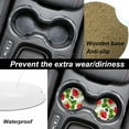 thumbnail image 4 of Car Coasters 4 Pack Stone Cup Holder Strawberries and Blackberries Absorbent Drink Car Coaster Ceramic Set Small Cup Coasters, 4 of 6