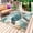 LightSeaGreen, variant on Teal Coastal Turtle Outdoor Rug 3x5 Ft - Reversible Patio Rug Outdoor Camping Rugs, Vintage Watercolor Marine Life Washable Indoor Outdoor Area Rugs, Non-Slip Outdoor Carpet Runner for Deck/Porch