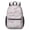 Gray Pink Baseball, variant on Gray Pink Baseball Stitches Pattern 17" School Backpacks for Teens,Waterproof Oxford Fabric,S-Shape Padded Straps for School,Travel,Hiking,Camping