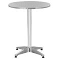 thumbnail image 1 of vidaXL Garden Table Silver 60x70 cm Aluminium, 1 of 3