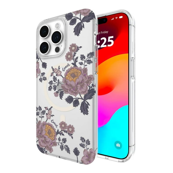 Funda de teléfono Coach Moody Floral para iPhone 15 Pro Max