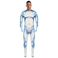 thumbnail image 4 of Mufeng Men Animal Cosplay Costume Full-body Jumpsuit Gloved Sleeve Bodysuit Catsuit for Halloween Type E XL, 4 of 8