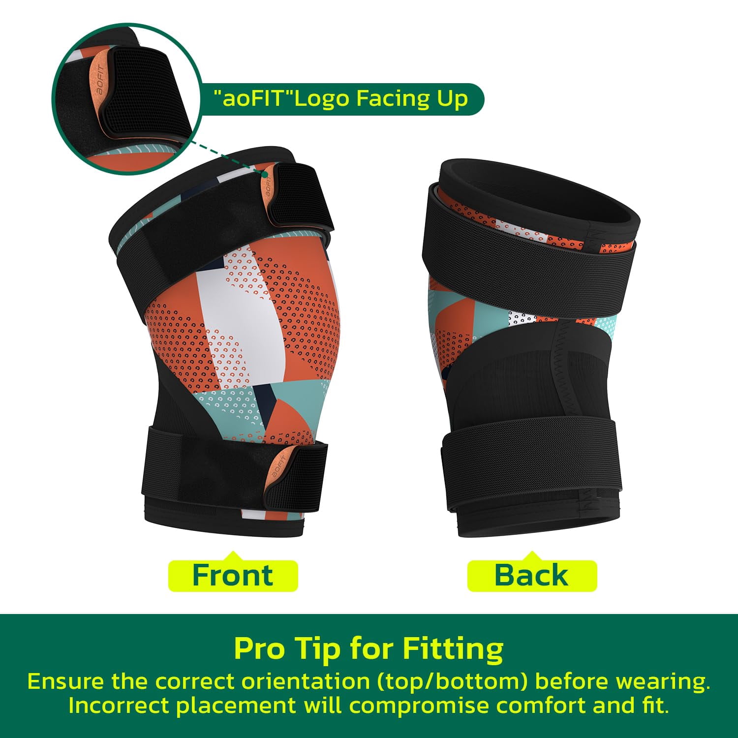 GKTG Knee Brace (1 Pair) Adjustable Strap 7mm Neoprene Knee Compression Sleeve Knee Support for Men Women