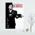 thumbnail image 3 of Cuadro Scarface Cara Cortada Tony Montana Canvas 5 Modelos Diferentes Cuadro Estilo Galeria, 3 of 4