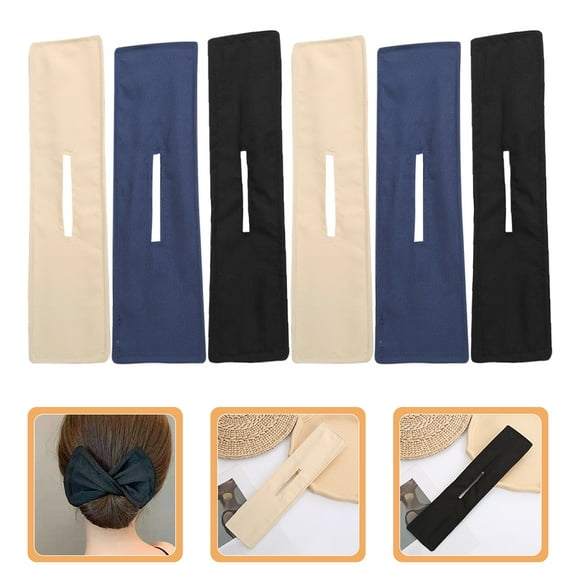 GAXIRE 6Pcs Easy Hair Bun Maker Portable Hair Tools for Quick Stylish Updos in Assorted Colors