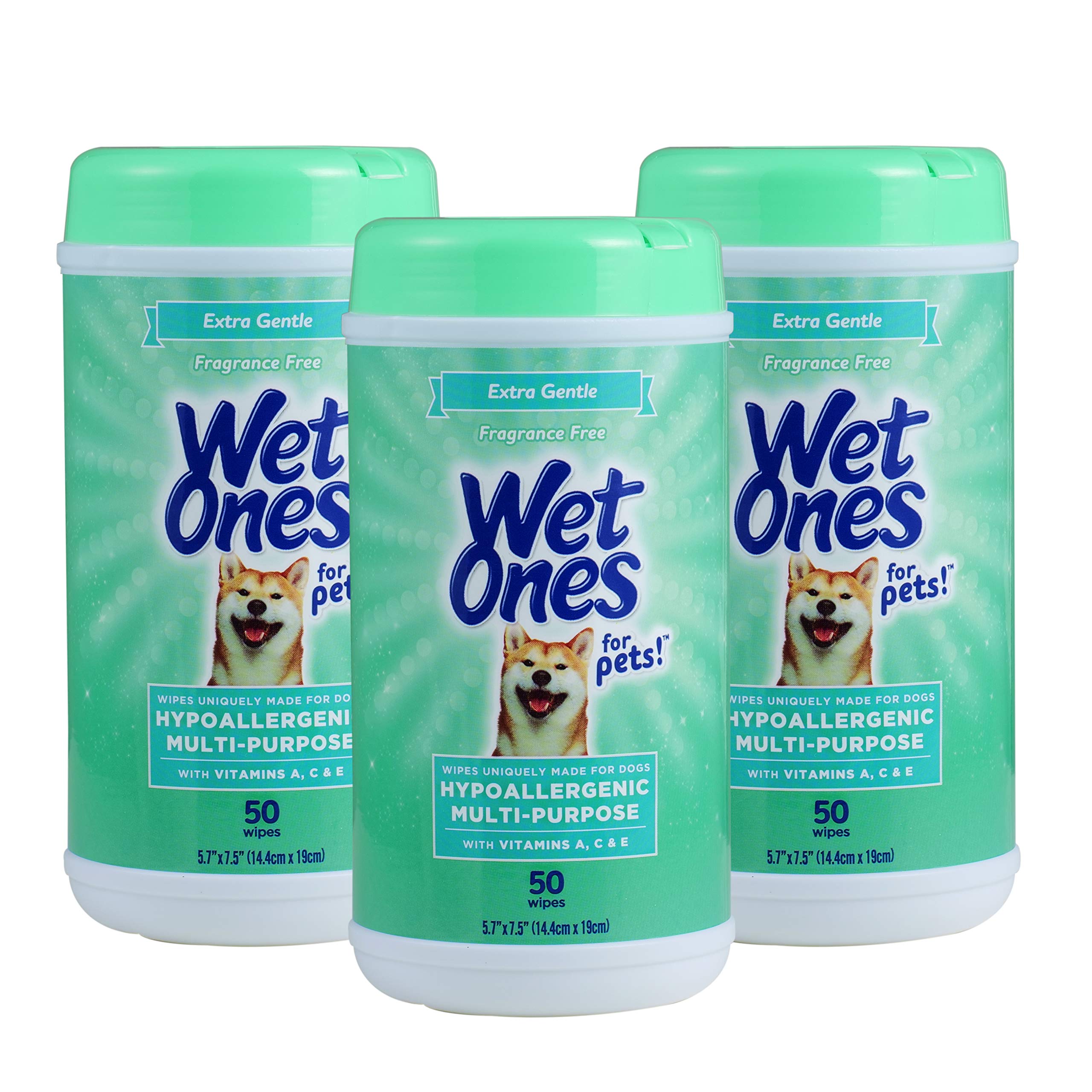 Wet Ones for Pets MultiPurpose Dog Wipes with Vitamins A, C & E