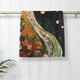 thumbnail image 5 of Balery Abstract Gold Floral Galaxy Toalla de Microfibra Premium con Estampado – 27.5x16 pulgadas, Alta Absorción, Suave y Aterciopelada, Secado Rápido, 5 of 6